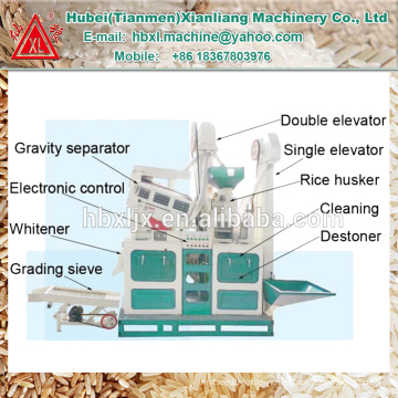 Molino de arroz manual de uso doméstico fácil de usar